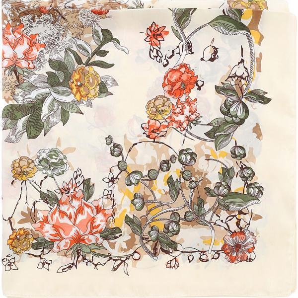 sciarpe e foulard Imperial bianco a fiori