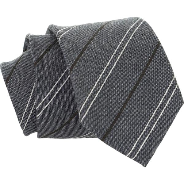 cravatte Imperial grigio a righe