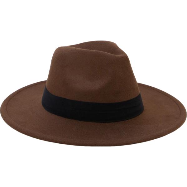 cappelli Imperial marrone tinta unita