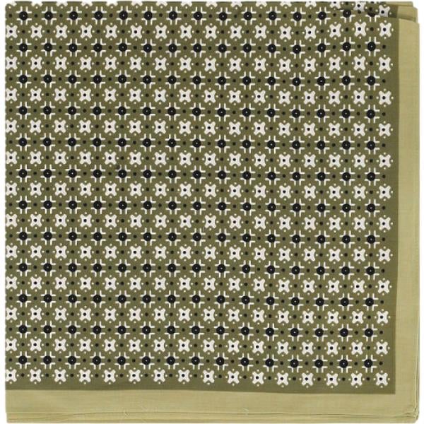 foulard Imperial verde con stampe