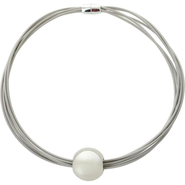 Collana da donna in grigio chiaro girocollo Imperial