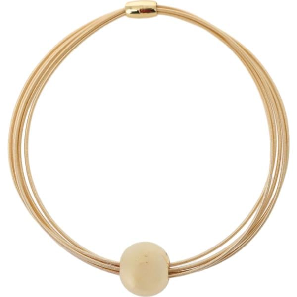 Collana da donna in beige sabbia girocollo Imperial
