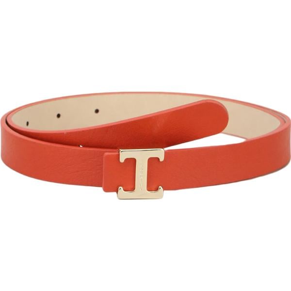 cintura da donna in rosso classico con fibbia Imperial