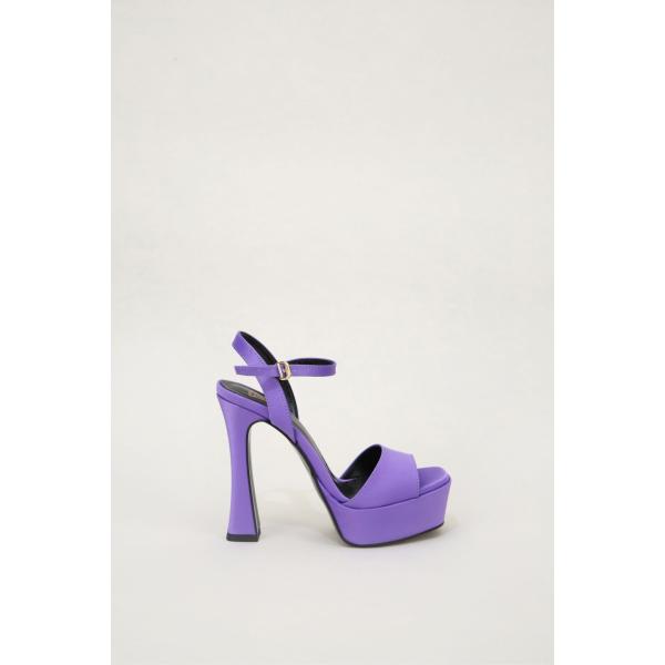 sandali col tacco Imperial bianco tinta unita