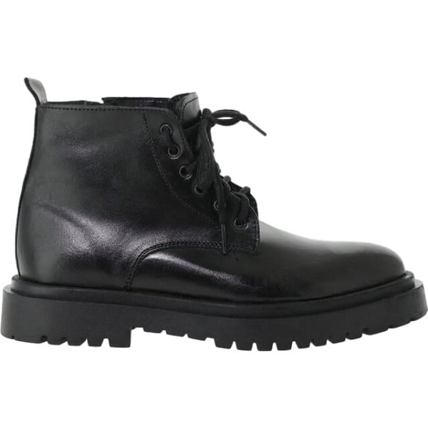 Anfibi da uomo in nero pece con zip Imperial