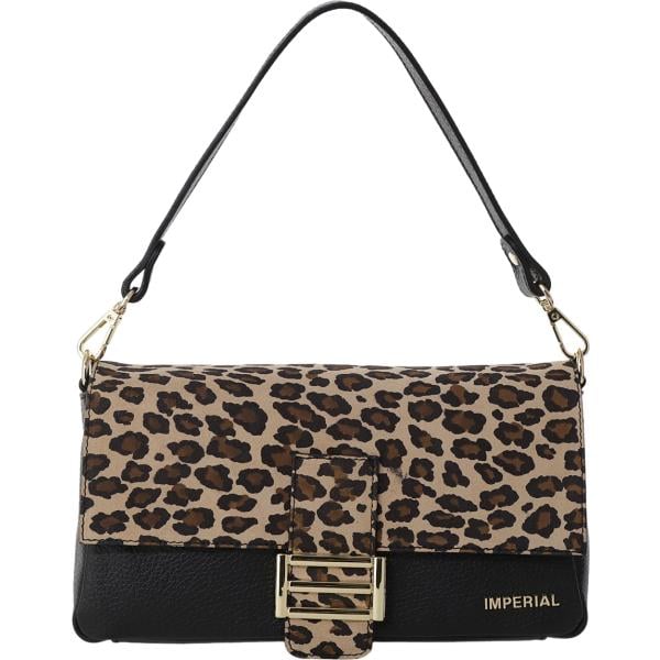 borse a spalla Imperial nero animalier
