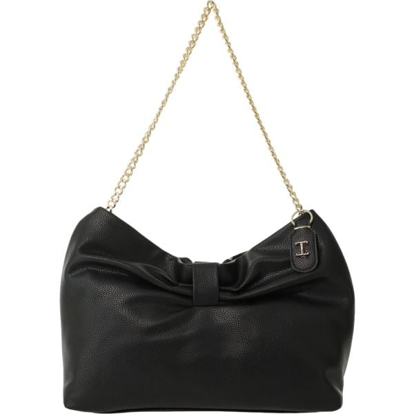 Borsa a tracolla da donna in nero pece con fiocco Imperial