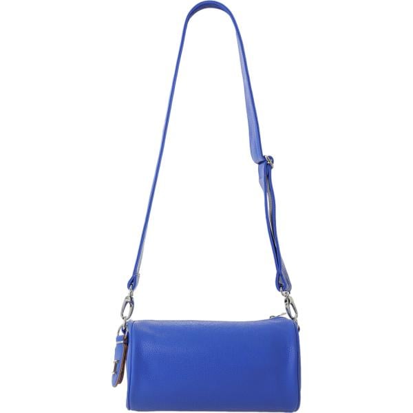Borsa a tracolla da donna in blu medio con zip Imperial