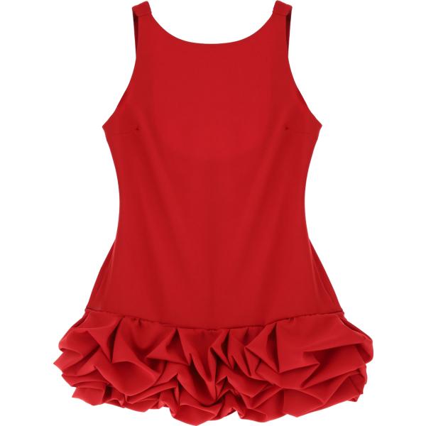 vestiti asimmetrici Imperial rosso