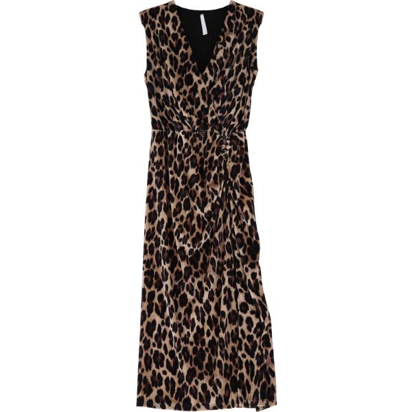 vestiti midi/longuette Imperial nero animalier