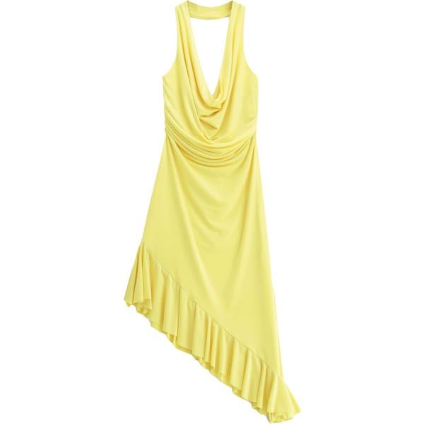 vestiti asimmetrici Imperial giallo