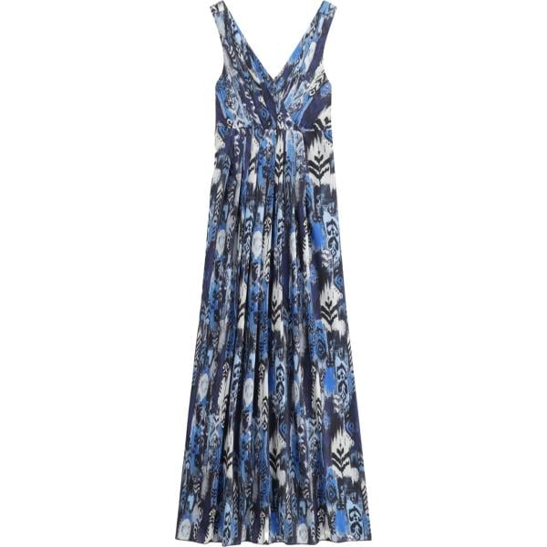 vestiti lunghi Imperial blu con stampe