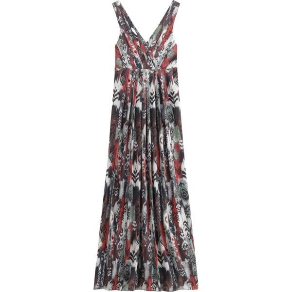 vestiti lunghi Imperial grigio con stampe