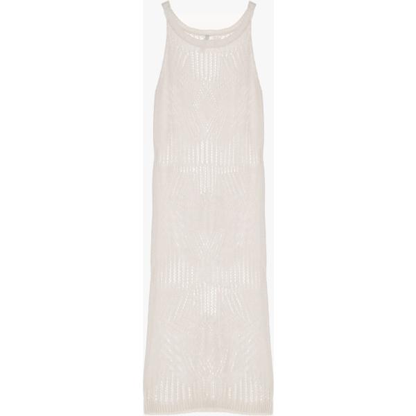 vestiti midi/longuette Imperial bianco tinta unita