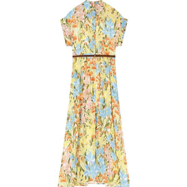 vestiti lunghi Imperial giallo a fiori