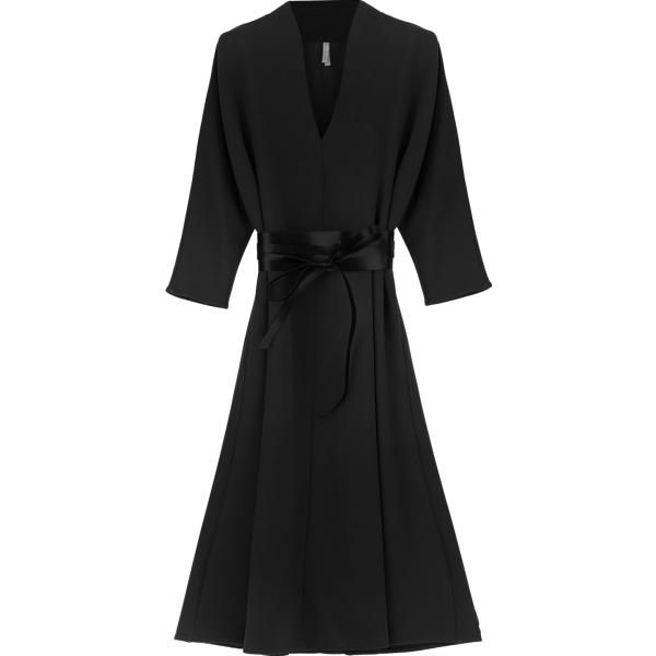 vestiti midi/longuette Imperial nero tinta unita