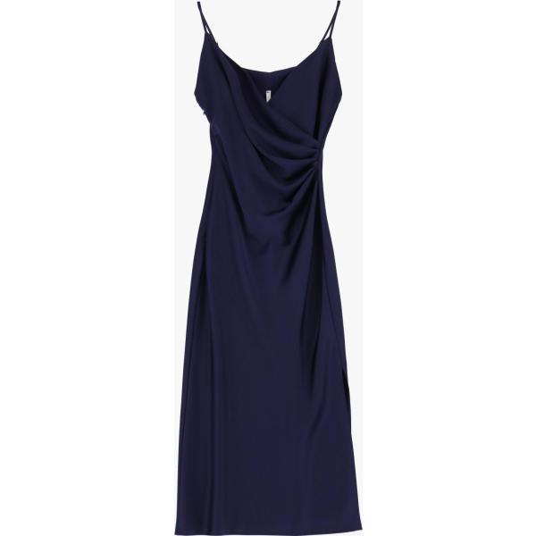 vestiti midi/longuette Imperial blu tinta unita