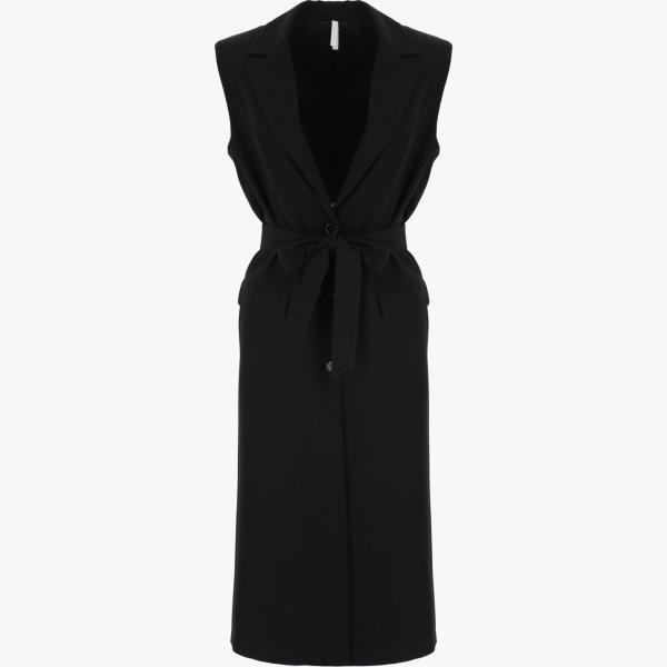 vestiti midi/longuette Imperial nero tinta unita