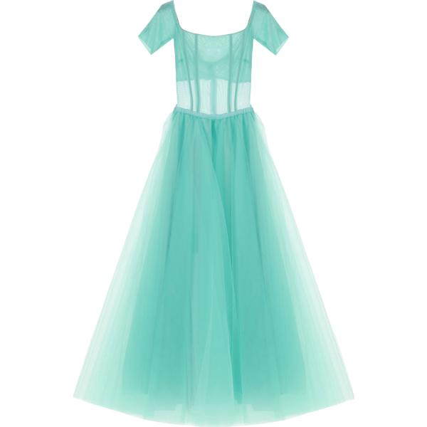 vestiti midi/longuette Imperial verde tinta unita