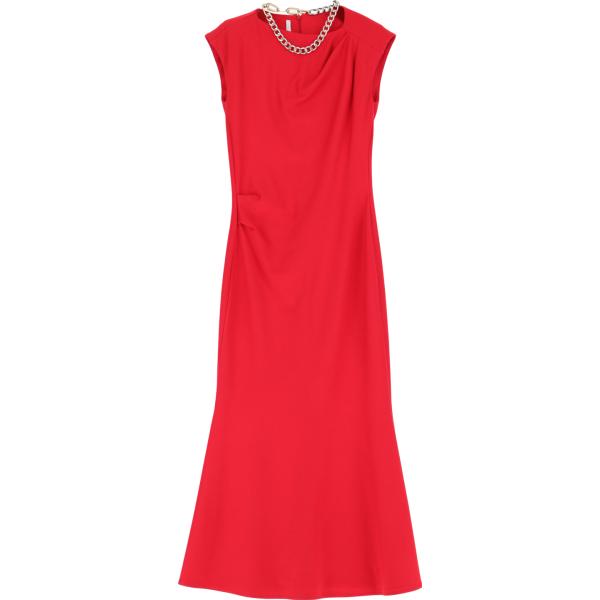 vestiti midi/longuette Imperial rosso tinta unita