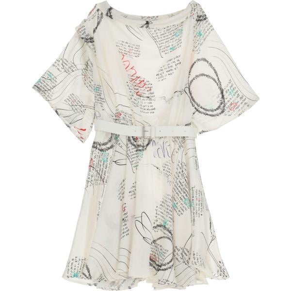 vestiti corti Imperial bianco con stampe