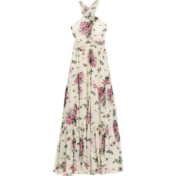 vestiti lunghi Imperial bianco a fiori