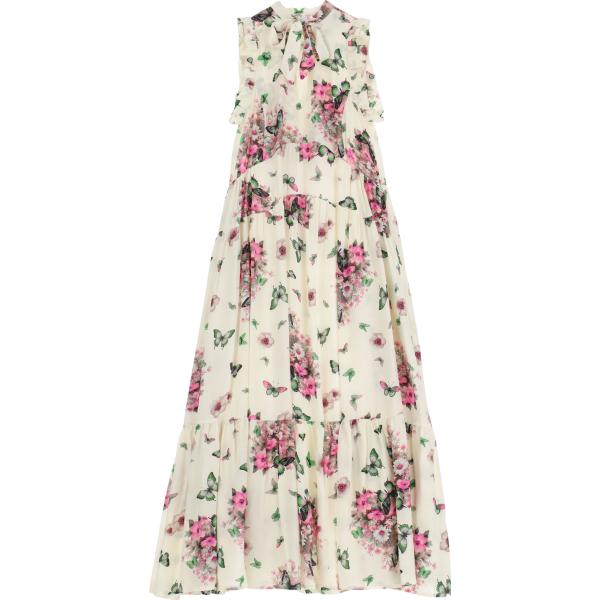 vestiti lunghi Imperial bianco a fiori