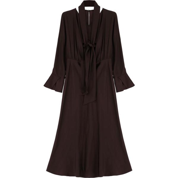 vestiti midi/longuette Imperial nero