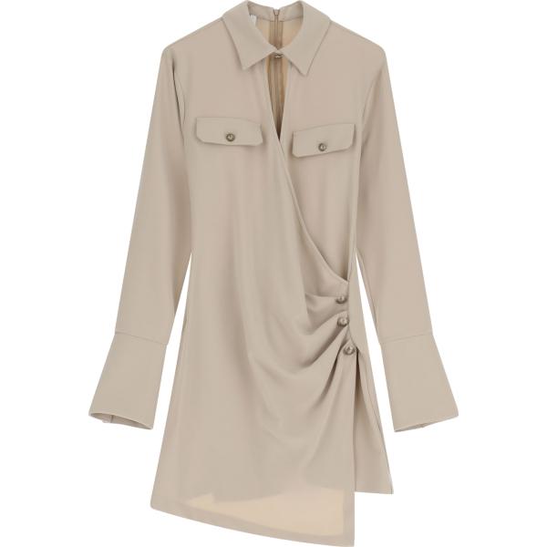 vestiti asimmetrici Imperial marrone