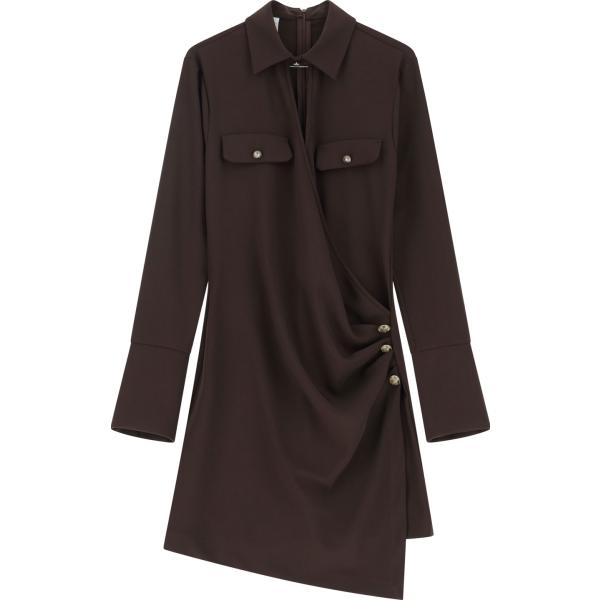 vestiti asimmetrici Imperial marrone