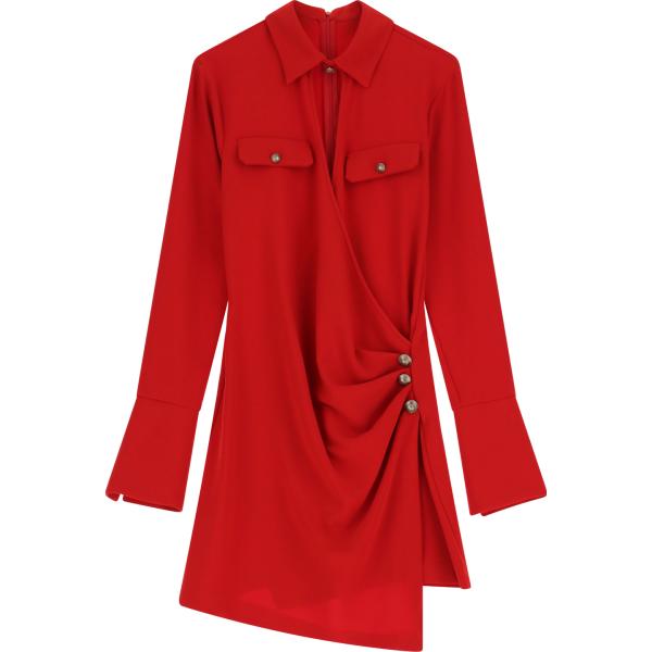 vestiti asimmetrici Imperial rosso
