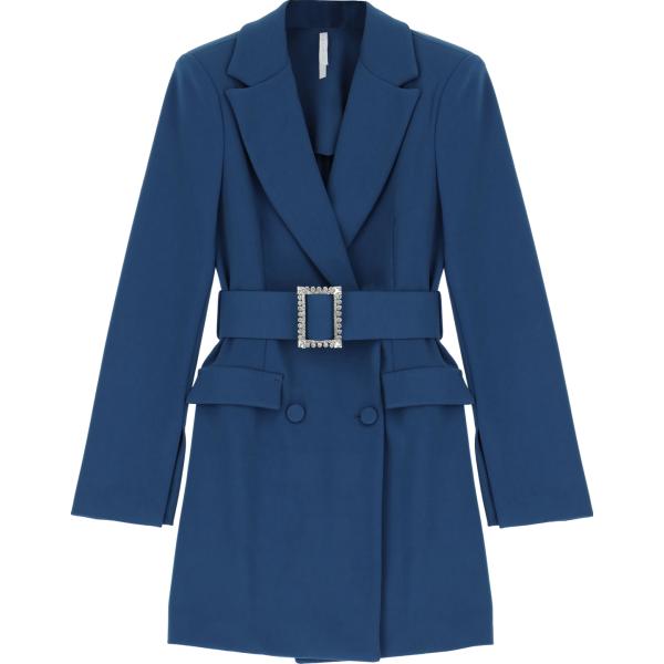 vestiti corti Imperial blu tinta unita