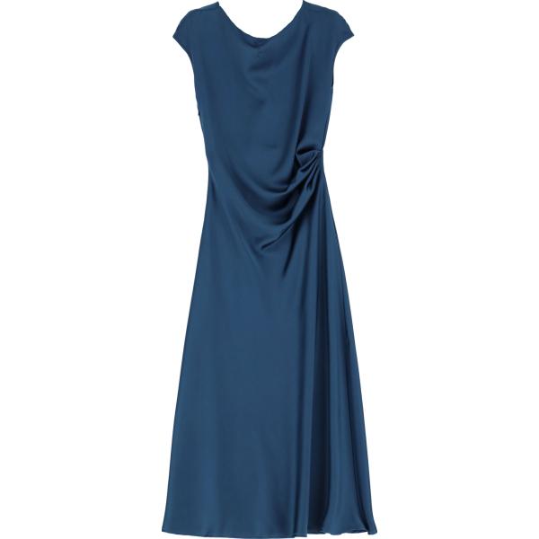 vestiti midi/longuette Imperial blu tinta unita