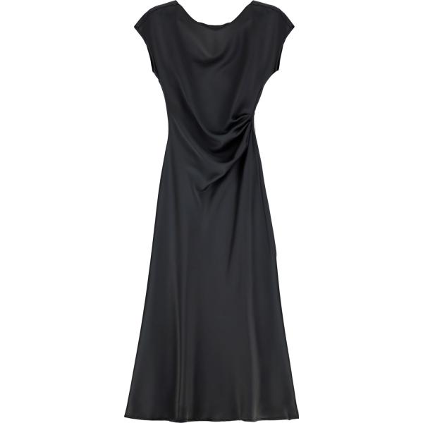 vestiti midi/longuette Imperial nero tinta unita