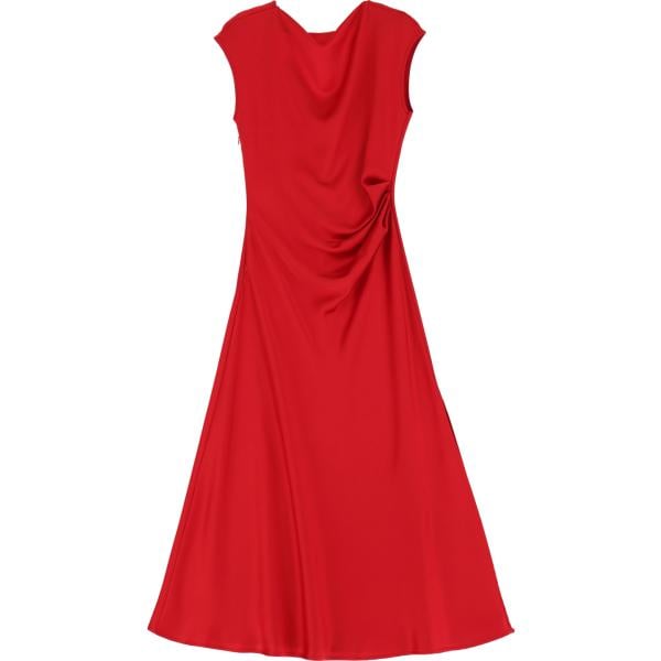 vestiti midi/longuette Imperial rosso tinta unita