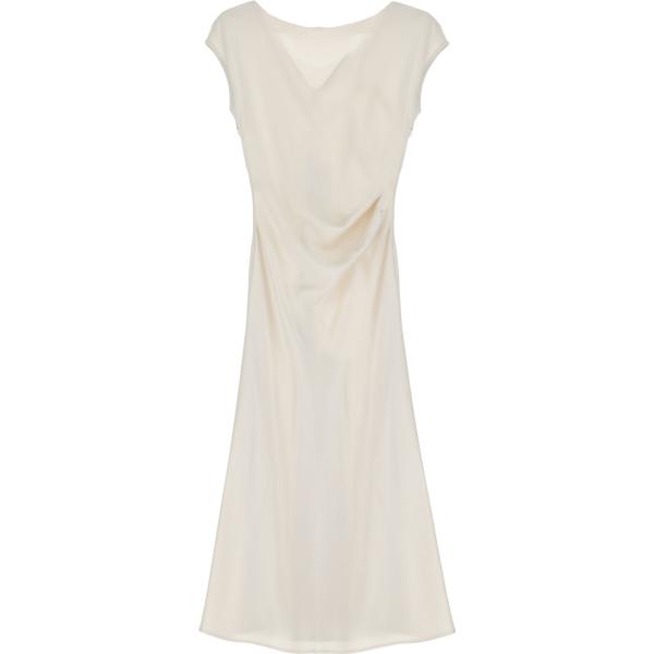 vestiti midi/longuette Imperial bianco tinta unita