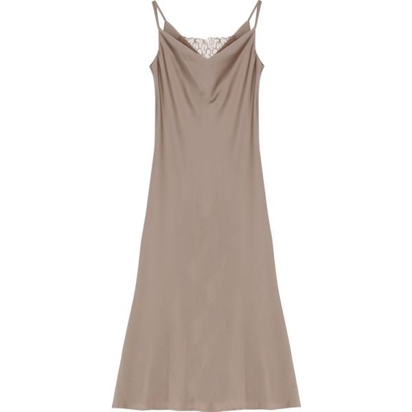 vestiti midi/longuette Imperial grigio tinta unita