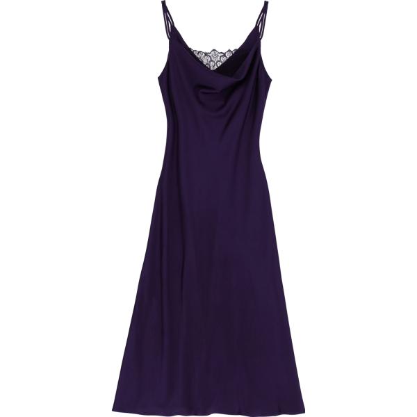 vestiti midi/longuette Imperial blu tinta unita