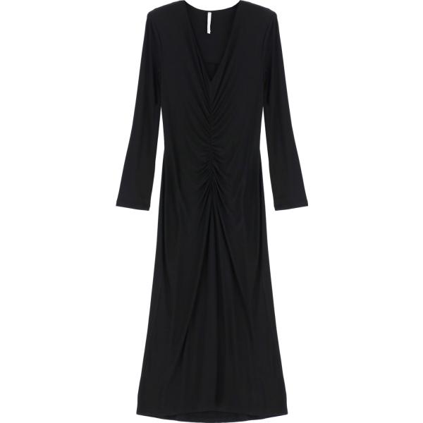 vestiti midi/longuette Imperial nero tinta unita