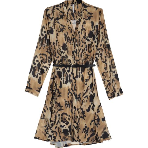 vestiti corti Imperial marrone animalier