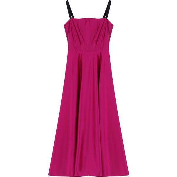 vestiti midi/longuette Imperial rosso tinta unita