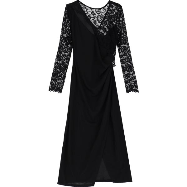 vestiti midi/longuette Imperial nero tinta unita