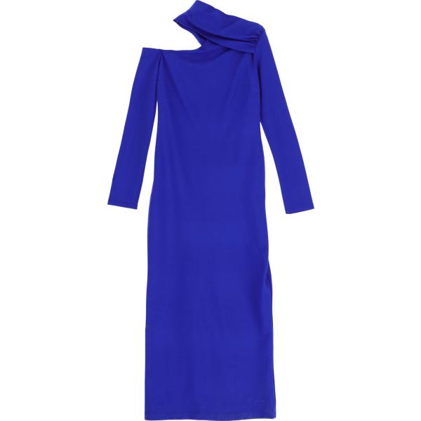 vestiti midi/longuette Imperial blu tinta unita