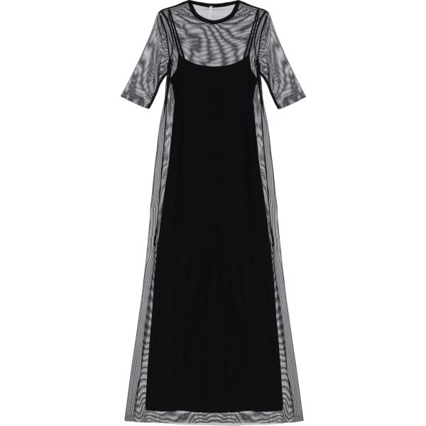vestiti midi/longuette Imperial nero