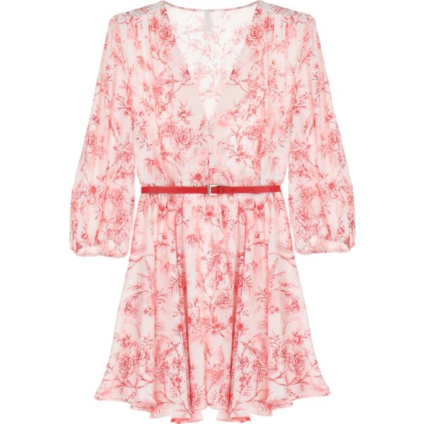 vestiti corti Imperial bianco a fiori