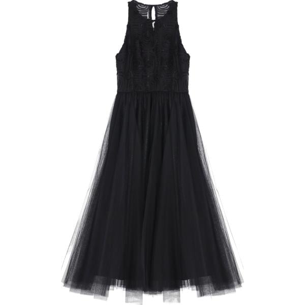 vestiti midi/longuette Imperial nero a fiori