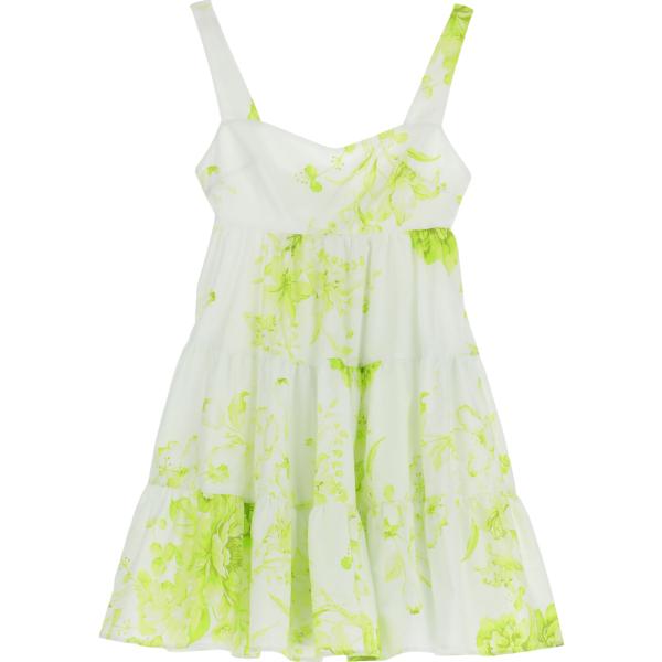vestiti corti Imperial bianco a fiori