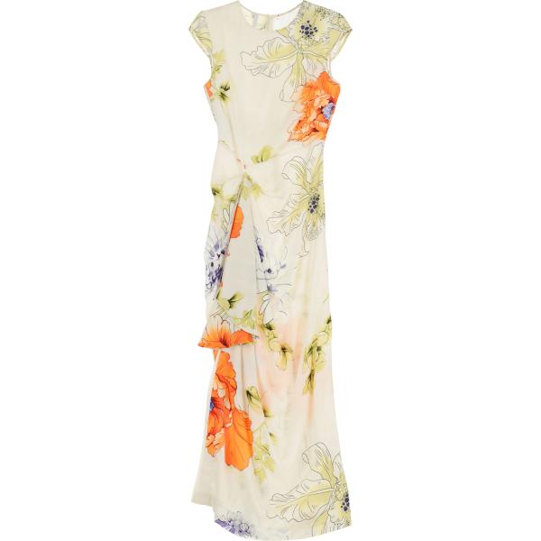 vestiti lunghi Imperial bianco a fiori