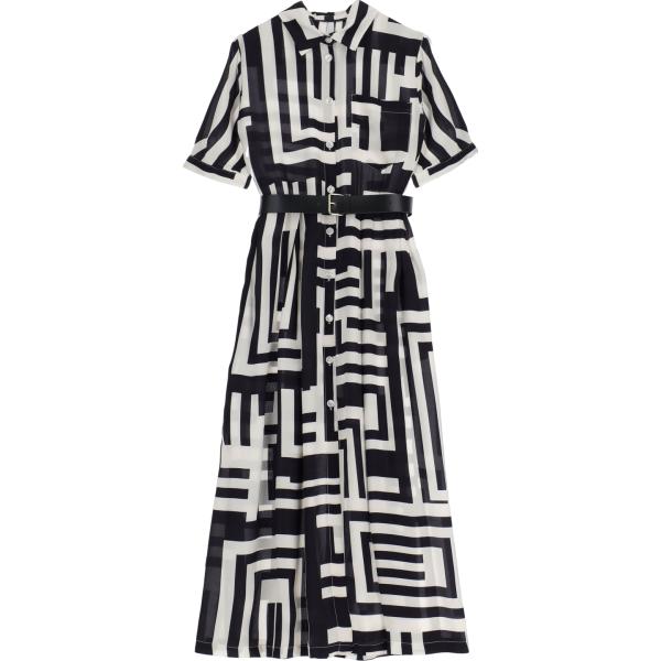 vestiti lunghi Imperial multicolore geometrica