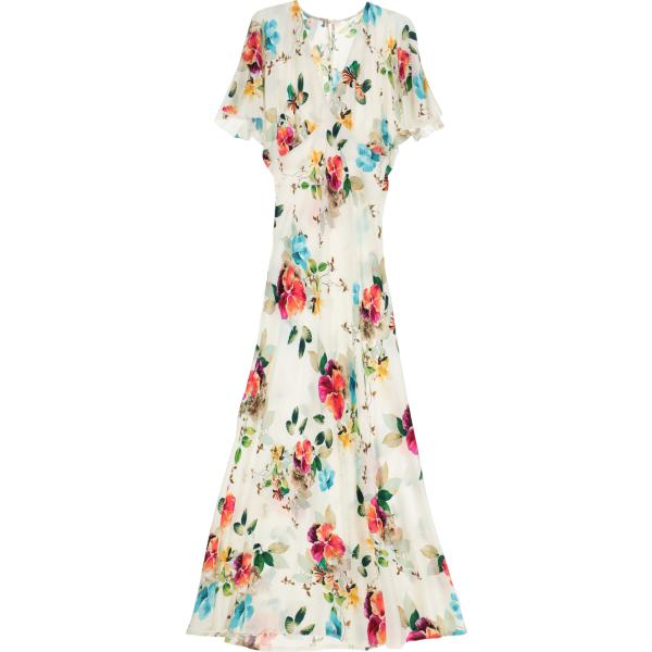 vestiti lunghi Imperial bianco a fiori